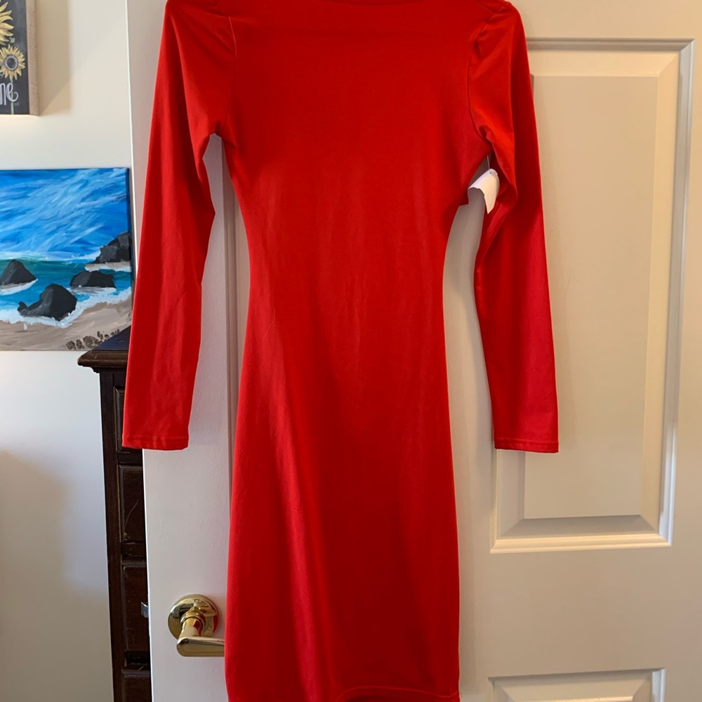 Red dress